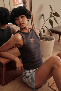 Sweet Cherries Crewneck Thermal Graphic Tank Top - ShopPromesa