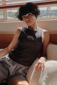 Sweet Cherries Crewneck Thermal Graphic Tank Top - ShopPromesa