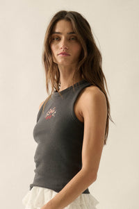 Sweet Cherries Crewneck Thermal Graphic Tank Top - ShopPromesa