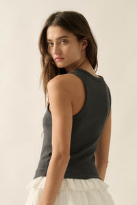 Sweet Cherries Crewneck Thermal Graphic Tank Top - ShopPromesa