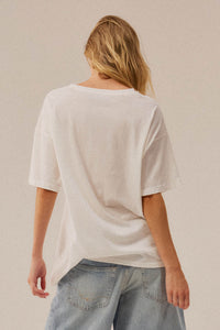 Joyful Giraffe Vintage-Print Oversize Graphic Tee - ShopPromesa
