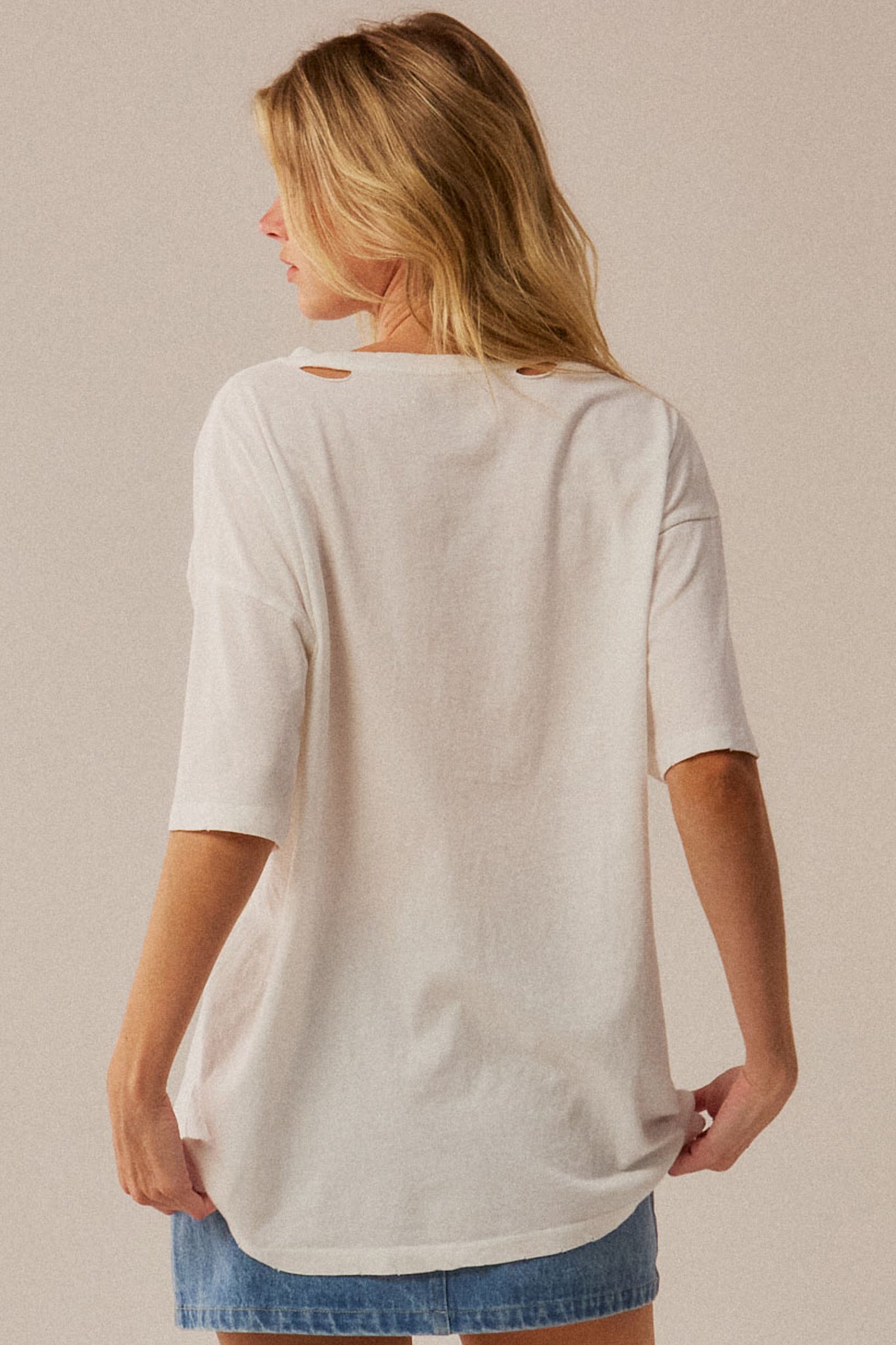 Lobster Lagoon Distressed Oversize Graphic Tee - ShopPromesa
