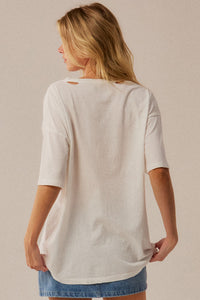 Lobster Lagoon Distressed Oversize Graphic Tee - ShopPromesa