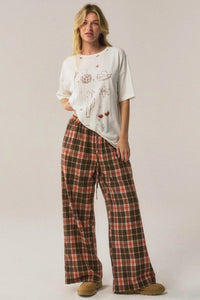 Rodeo Nights Distressed Oversize Western Graphic Tee - ShopPromesa