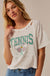 BH Tennis Club Distressed Cropped Graphic Tee - ShopPromesa