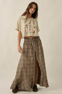 Booted Up Vintage-Wash Cropped Graphic Tee - ShopPromesa