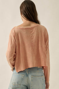 Tiger Twins Long-Sleeve Cropped Graphic Tee - ShopPromesa