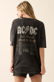AC/DC 1982 World Tour Distressed Graphic Tee - ShopPromesa