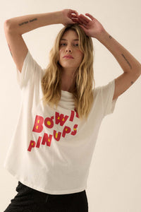 David Bowie Pinups Garment-Wash Graphic Tee - ShopPromesa