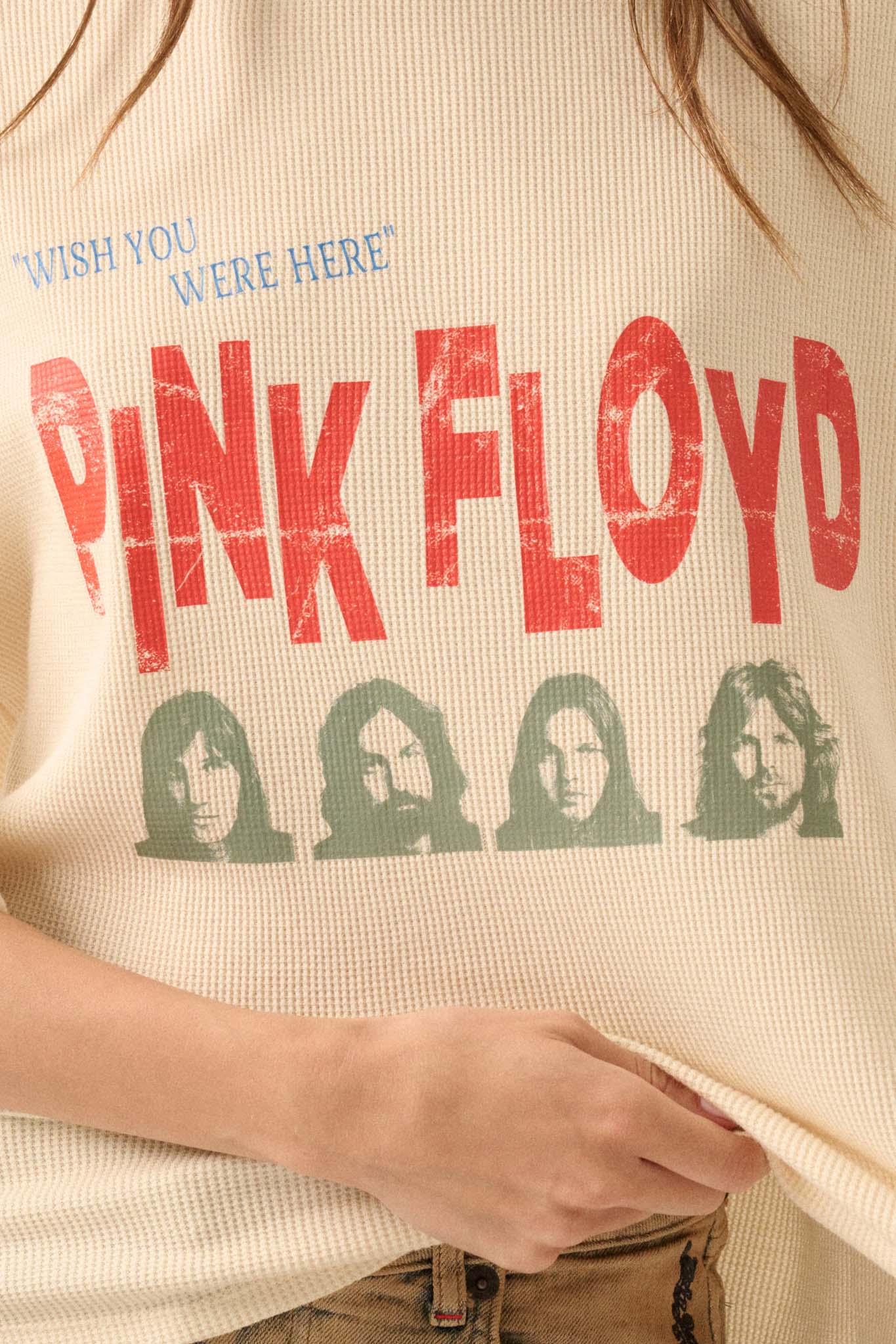 Pink Floyd Wish You Were Here Thermal Graphic Tee - ShopPromesa