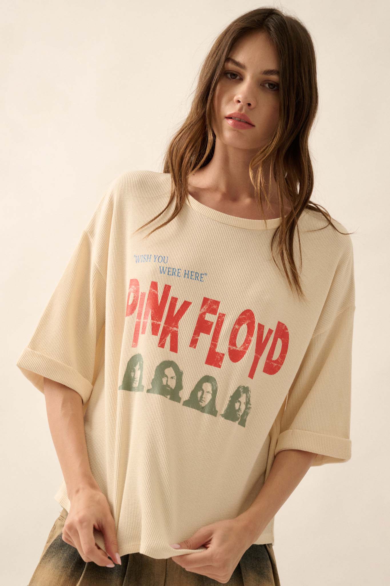 Pink Floyd Wish You Were Here Thermal Graphic Tee - ShopPromesa