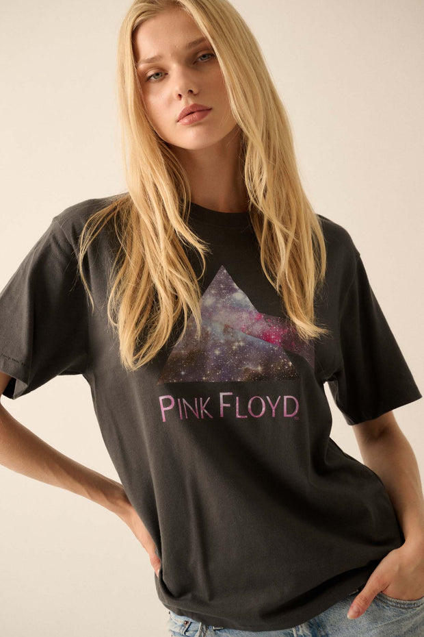 Pink Floyd Galaxy Prism Garment-Dyed Graphic Tee - ShopPromesa