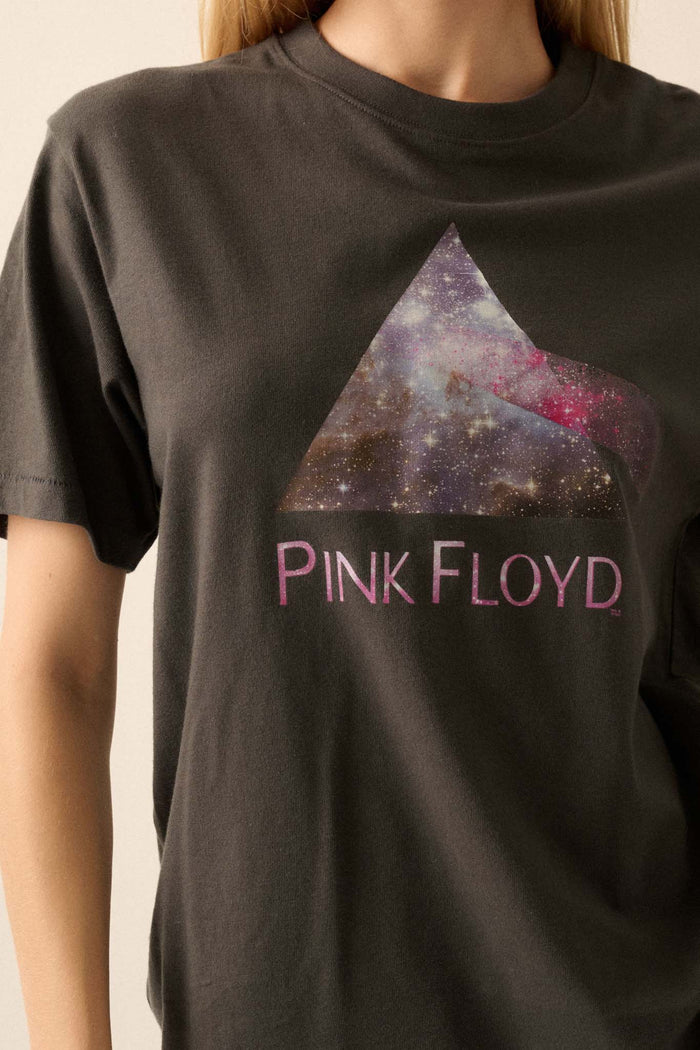 Pink Floyd Galaxy Prism Garment-Dyed Graphic Tee - ShopPromesa