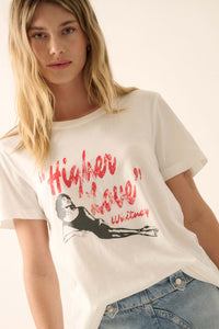 Whitney Houston Higher Love Graphic Tee - ShopPromesa