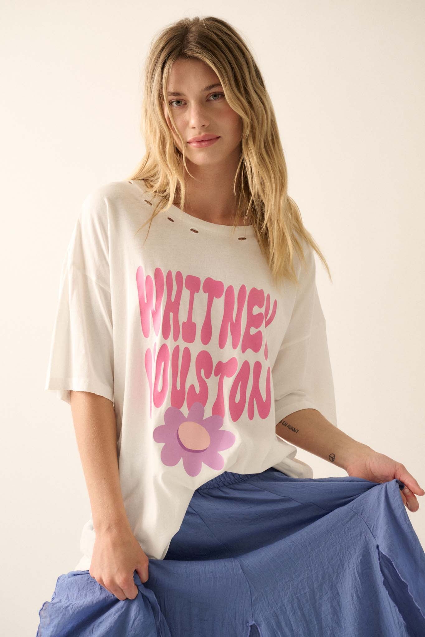 Whitney Houston My Love Is Your Love Graphic Tee - ShopPromesa