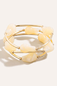 Fairfax Marble Resin Beaded 3-Piece Bracelet Set - ShopPromesa