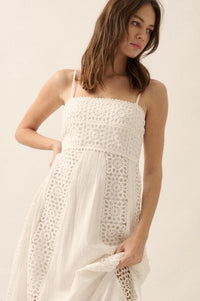 Beautiful Energy Lace-Inset High-Waist Maxi Dress - ShopPromesa