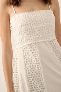 Beautiful Energy Lace-Inset High-Waist Maxi Dress - ShopPromesa