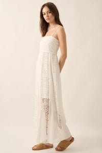 Beautiful Energy Lace-Inset High-Waist Maxi Dress - ShopPromesa