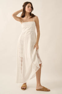 Beautiful Energy Lace-Inset High-Waist Maxi Dress - ShopPromesa