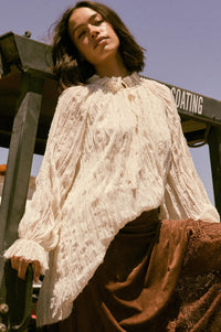 Gentle Whisper Raw-Edge Chiffon Ruffled Mini Dress - ShopPromesa