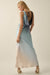 Glow Up Ombre Satin Cowl-Back Maxi Dress - ShopPromesa