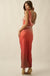 Glow Up Ombre Satin Cowl-Back Maxi Dress - ShopPromesa