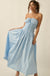Midsummer Dream Smocked Strapless Maxi Dress - ShopPromesa
