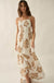 Magnolia Days Floral Smocked Open-Back Maxi Dress - ShopPromesa