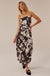 Charming Blossoms Floral Satin Midi Slip Dress - ShopPromesa