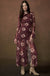 Bordeaux Beauty Floral Mesh Bell-Sleeve Maxi Dress - ShopPromesa