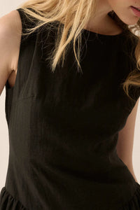 Natural Beauty Boatneck Bubble Midi Dress - ShopPromesa