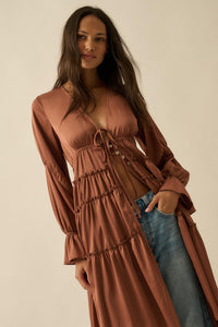 Sweet Juliet Ruffled High-Low Layering Midi Dress - ShopPromesa