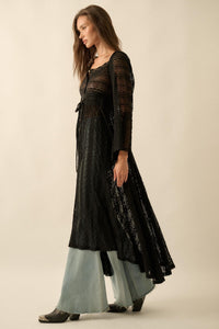 Wishful Dreaming Sheer Lace Layering Midi Dress - ShopPromesa