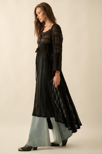 Wishful Dreaming Sheer Lace Layering Midi Dress - ShopPromesa