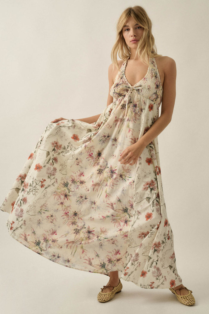 halter dresses near me Tie Neck Halter Dress