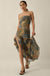 Mixed Signals Patchwork-Print Strapless Maxi Dress - ShopPromesa