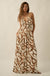 Tangled Up Ribbon-Print Tie-Back Halter Maxi Dress - ShopPromesa