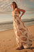 Golden Magnolia Floral Tie-Back Halter Maxi Dress - ShopPromesa