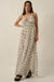 Growing My Way Floral-Stripe Crepe Halter Maxi Dress - ShopPromesa
