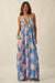 Blooming Elegance Floral Tie-Back Halter Maxi Dress - ShopPromesa
