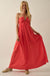 Forever Free Cotton Gauze Tie-Back Halter Maxi Dress - ShopPromesa
