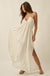 Forever Free Cotton Gauze Tie-Back Halter Maxi Dress - ShopPromesa