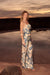 Royal Garden Floral Satin Cowl-Neck Maxi Dress - ShopPromesa