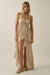 Wandering Soul Abstract-Print Button-Front Maxi Dress - ShopPromesa