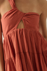 Summer Romance One-Shoulder Tiered Ruffle Mini Dress - ShopPromesa