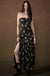 Slow Dance Floral Satin Strapless Maxi Dress - ShopPromesa