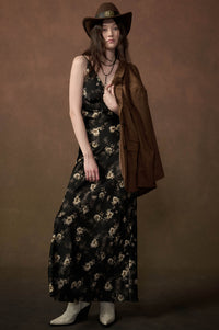 Dancing in Dreams Floral Satin Maxi Slip Dress - ShopPromesa