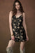 Dance with Me Floral Satin Mini Slip Dress - ShopPromesa