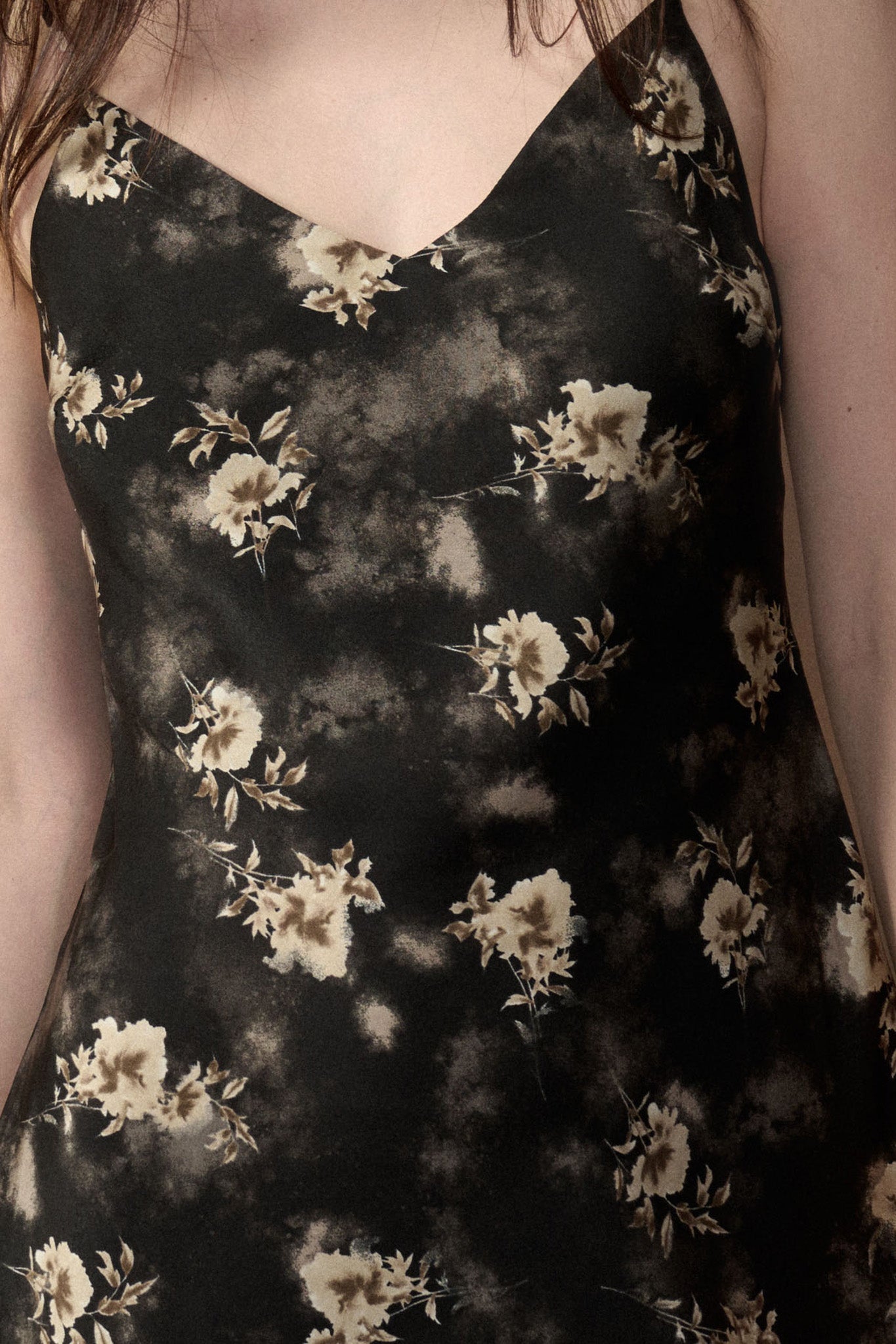 Dance with Me Floral Satin Mini Slip Dress - ShopPromesa